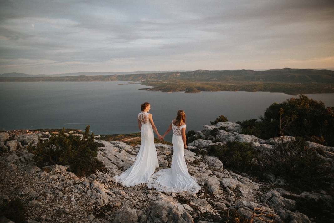 gay elopement in Croatia