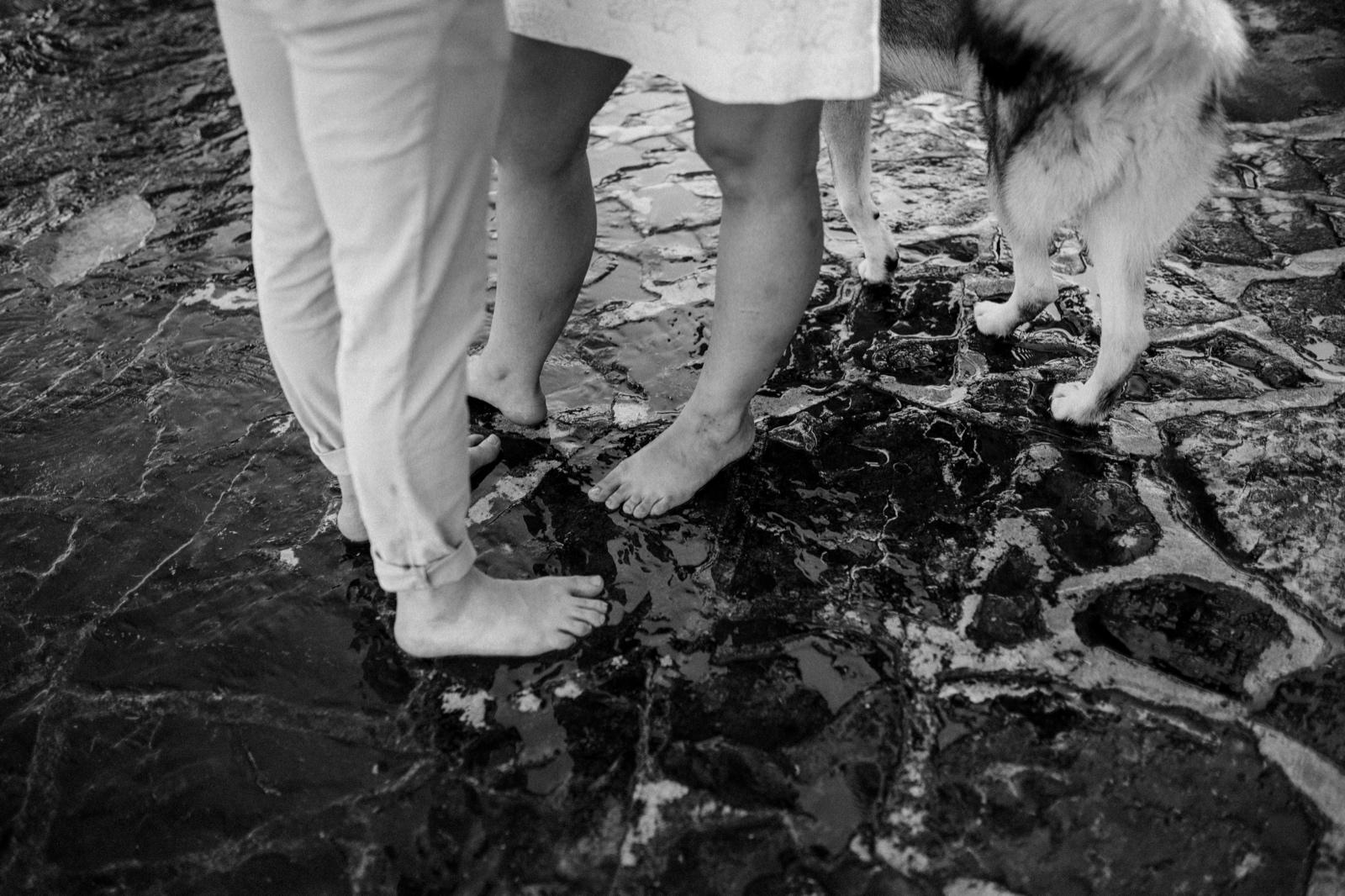photographer capturing proposal in Volosko Croatia near Opatija