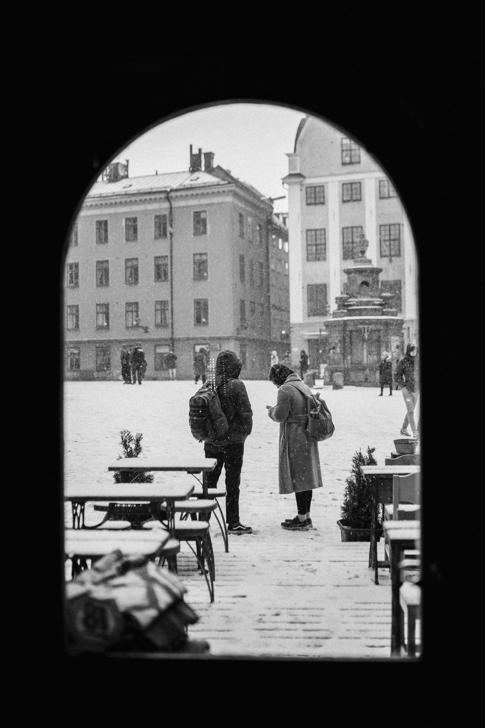 View from a caffe on Stortorget Stockholm