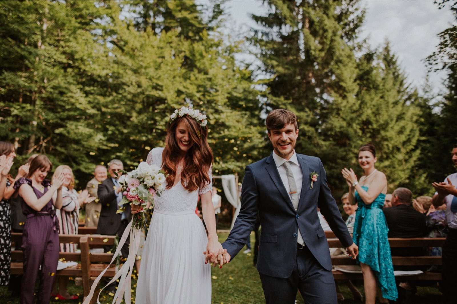 wedding in the forest, Croatia