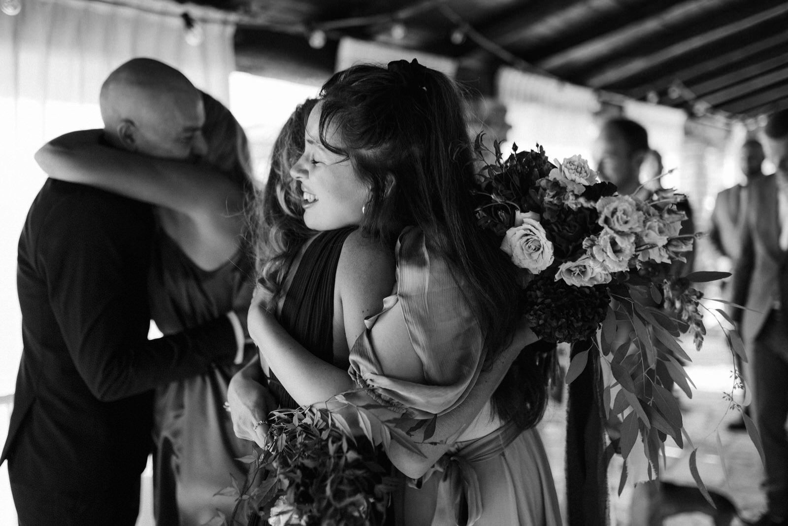 emotional moment on a wedding in Croatia