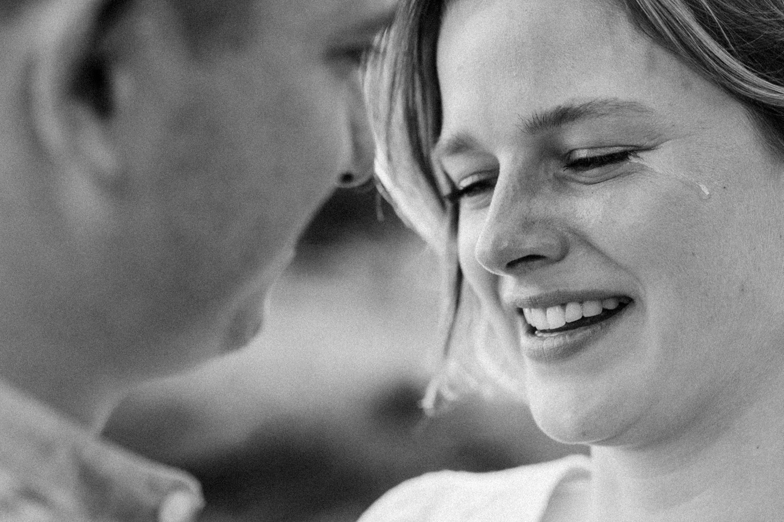 emotional photo of a reaction to a surprise proposal in Croatia