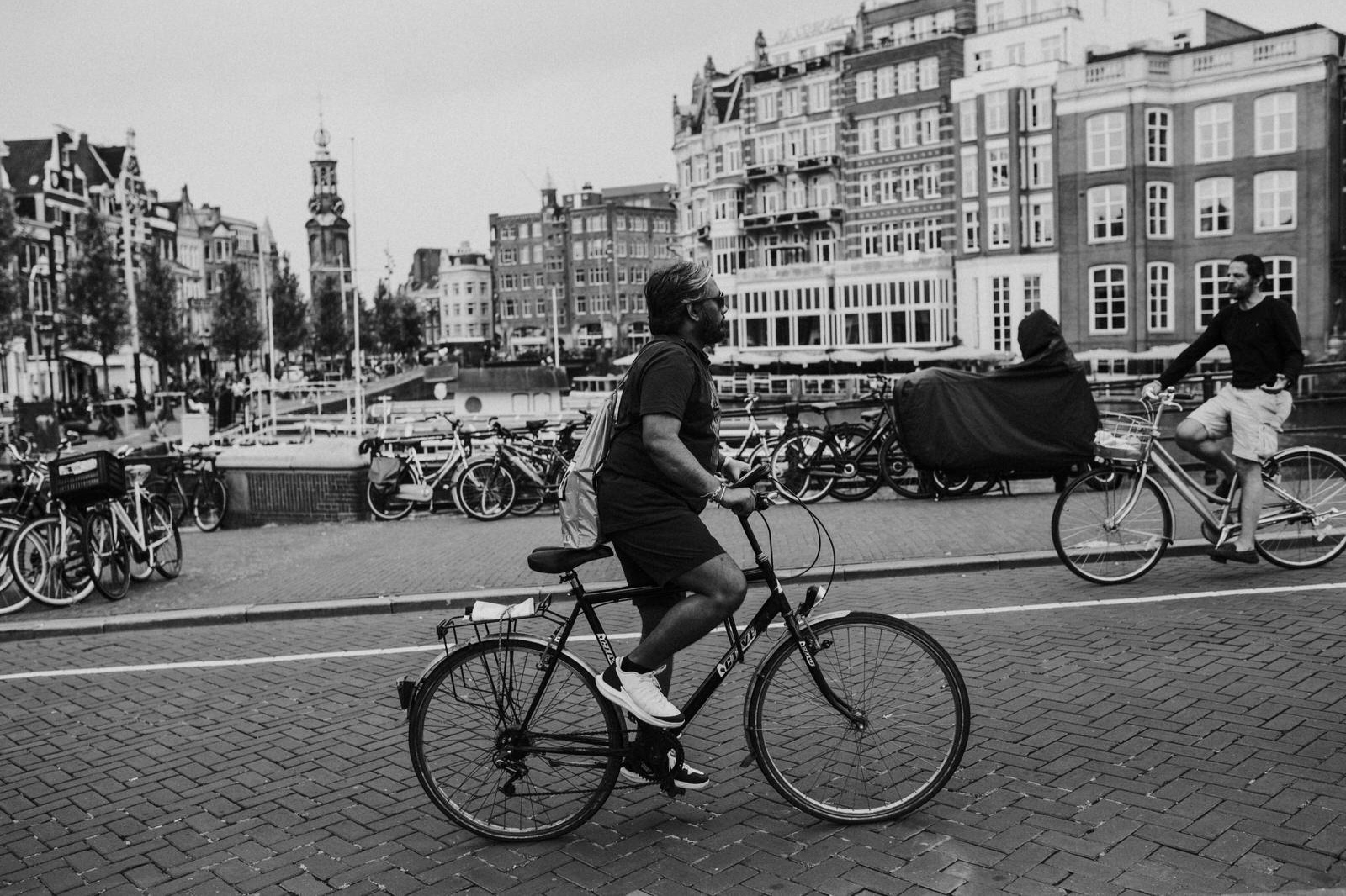 Amsterdam black and white photography